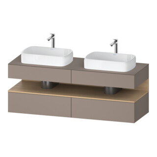 Duravit Meuble sous-lavabo Qatego 160x55x60 cm, E na/b m, Pl, B bs, B