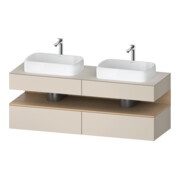 Duravit Meuble sous-lavabo Qatego 160x55x60 cm, E na/tau m, Pl, B bs, B-1