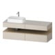 Duravit Meuble sous-lavabo Qatego 160x55x60 cm, E na/tau m, Pl, B l, B-1