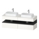 Duravit Meuble sous lavabo Qatego 160x55x60 cm, gris m/blanc m, Pl, B bs, B-1