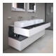Duravit Meuble sous lavabo Qatego 160x55x60 cm, gris/m blanc, Pl, B bs, B