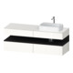 Duravit Meuble sous-lavabo Qatego 160x55x60 cm, gris m/blanc, placage, largeur-1
