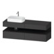 Duravit Meuble sous-lavabo Qatego 160x55x60 cm, gris m/Gr m, Pl, B l, B-1