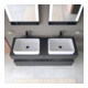 Duravit Meuble sous-lavabo Qatego 160x55x60 cm, gris, Pl, B bs, niches-2