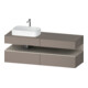 Duravit Meuble sous lavabo Qatego 160x55x60 cm, T m/ba m, Pl, B l, niches-1