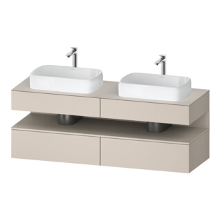 Duravit Meuble sous-lavabo Qatego 160x55x60 cm, T m/ta m, Pl, B bs, B