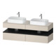Duravit Meuble sous-lavabo Qatego 160x55x60cm, E blanc/sable m, Pl, B bs, B-1