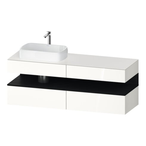 Duravit Meuble sous-lavabo Qatego 160x55x60cm, E ch/bl, Pl, B l, B