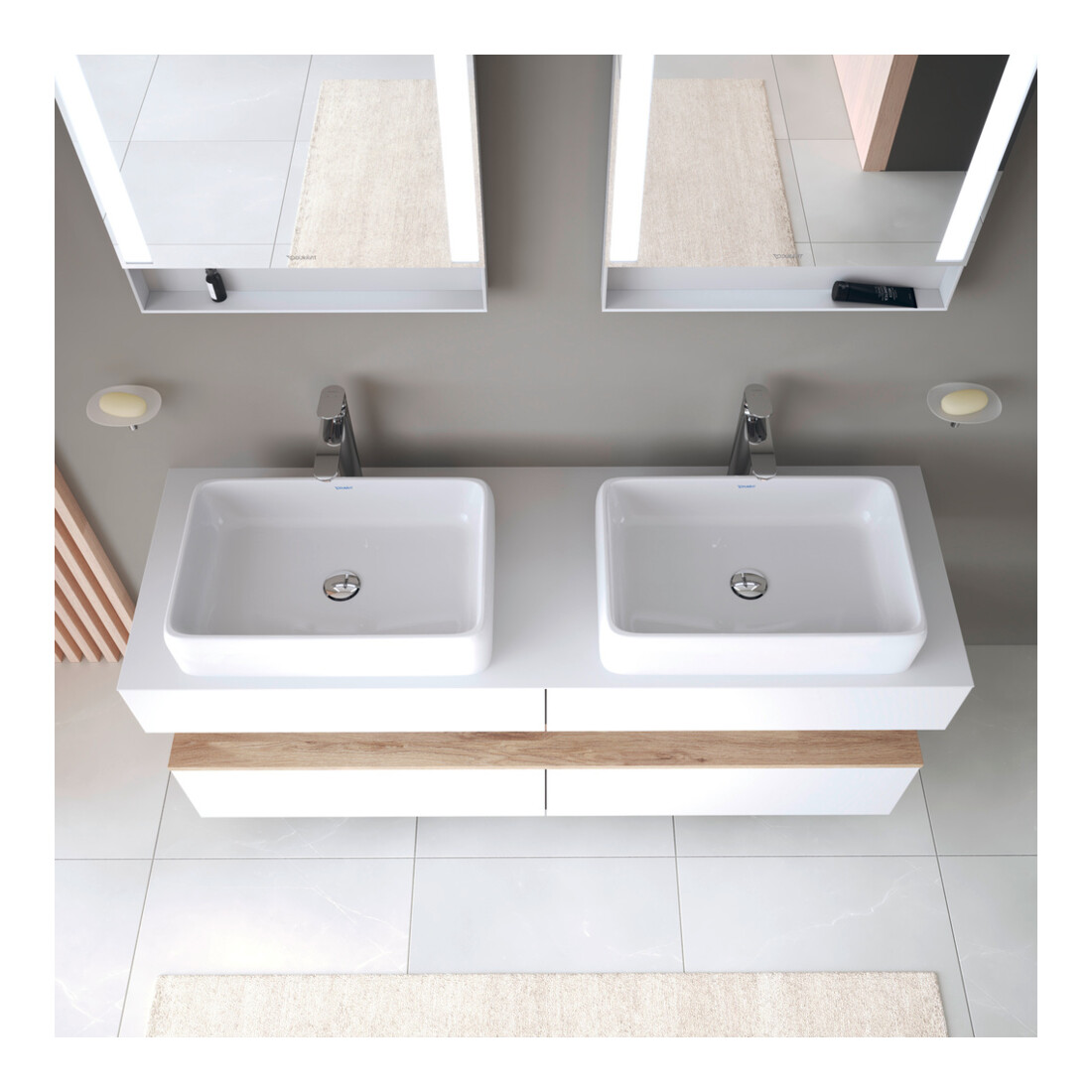 Duravit Meuble sous-lavabo Qatego 160x55x60cm, E Ma/w m, Pl, B bs, B