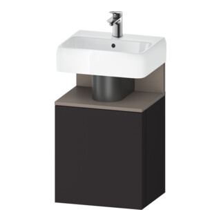 Duravit Meuble sous lavabo Qatego 44x35x64,5 cm, 1 porte, bas, mat Grap