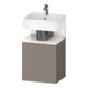 Duravit Meuble sous lavabo Qatego 44x35x64,5 cm, 1 porte, droite, blanc mat-1