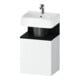 Duravit Meuble sous lavabo Qatego 44x35x64,5 cm, 1 porte, gauche, blanc œuf/mat-1