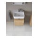 Duravit Meuble sous lavabo Qatego 44x35x64,5 cm, 1 porte, gauche, chêne naturel