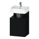 Duravit Meuble sous-lavabo Qatego 44x35x64,5 cm, 1 porte, gauche, chêne noir-1