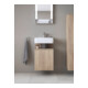 Duravit Meuble sous lavabo Qatego 44x35x64,5 cm, 1 porte, porte à gauche, marbré œuf