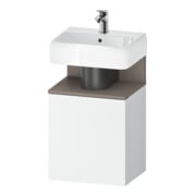 Duravit Meuble sous-lavabo Qatego 44x35x64,5 cm, 1 porte, porte à gauche, mat/blanc