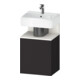 Duravit Meuble sous-lavabo Qatego 44x35x64,5 cm, 1 porte, T dr, blanc mat avec poignée-1