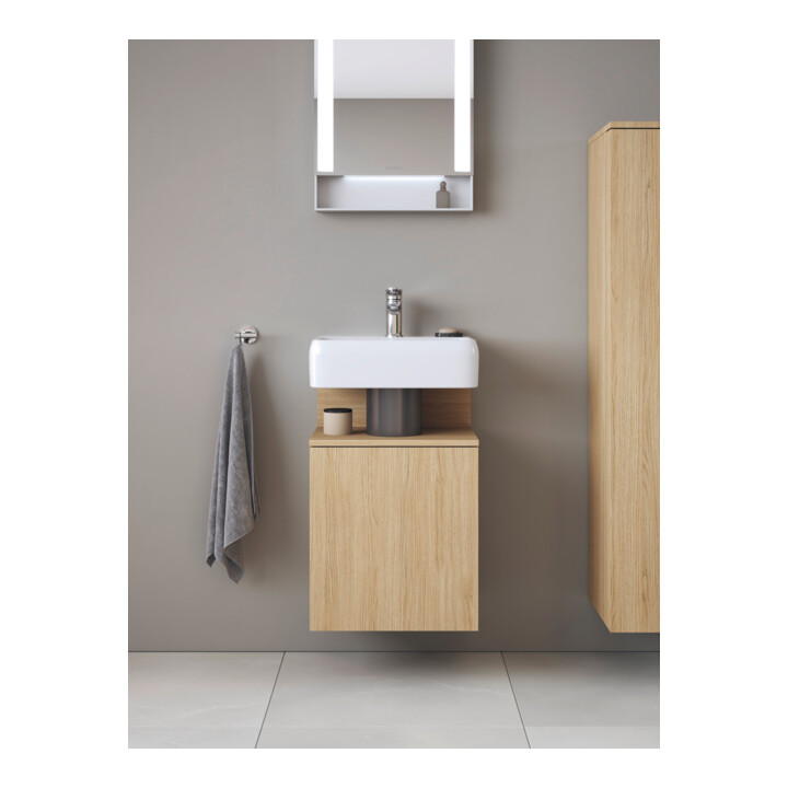 Duravit Meuble sous-lavabo Qatego 44x35x64,5 cm, 1 porte, T. droite, chêne naturel