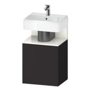 Duravit Meuble sous-lavabo Qatego 44x35x64,5 cm, 1 porte, T droite, gris mat