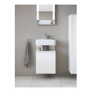 Duravit Meuble sous-lavabo Qatego 44x35x64,5 cm, 1 porte, T. gauche, blanc brillant-4