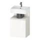 Duravit Meuble sous lavabo Qatego 44x35x64,5 cm, 1 tiroir, blanc mat/blanc brillant-1