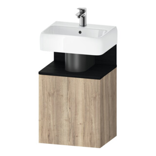 Duravit Meuble sous lavabo Qatego 44x35x64,5 cm, 1 tiroir, blanc mat/marbre