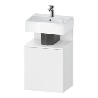 Duravit Meuble sous lavabo Qatego 44x35x64,5 cm, 1 tiroir, droite, blanc mat