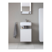 Duravit Meuble sous lavabo Qatego 44x35x64,5 cm, 1 tiroir, droite, blanc mat-2
