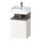 Duravit Meuble sous-lavabo Qatego 44x35x64,5 cm, 1 tiroir, droite, blanc mat/bois mat-1