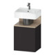 Duravit Meuble sous-lavabo Qatego 44x35x64,5 cm, 1 tiroir, E Marmo/Gris mat-1