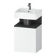 Duravit Meuble sous lavabo Qatego 44x35x64,5 cm, 1 tiroir, graph mat/we ma-1