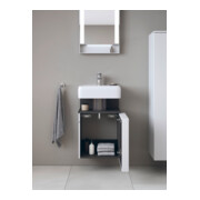 Duravit Meuble sous lavabo Qatego 44x35x64,5 cm, 1 tiroir, graph mat/we ma-2
