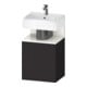 Duravit Meuble sous lavabo Qatego 44x35x64,5 cm, 1 tiroir, gris mat-1