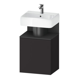 Duravit Meuble sous-lavabo Qatego 44x35x64,5 cm, 1 tiroir, gris mat