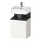 Duravit Meuble sous-lavabo Qatego 44x35x64,5 cm, 1 tiroir, gris mat/ blanc mat-1