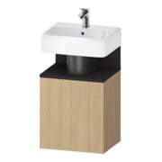 Duravit Meuble sous-lavabo Qatego 44x35x64,5 cm, 1 tiroir, gris mat/E Nat-1