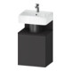 Duravit Meuble sous-lavabo Qatego 44x35x64,5 cm, 1 tiroir, gris mat/Gr ma-1