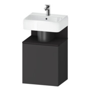 Duravit Meuble sous-lavabo Qatego 44x35x64,5 cm, 1 tiroir, gris mat/Gr ma-1