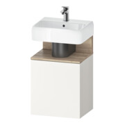 Duravit Meuble sous lavabo Qatego 44x35x64,5 cm, 1 tiroir, marbre œuf/mat