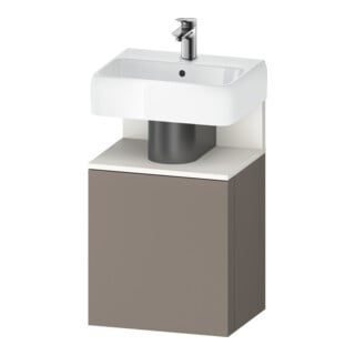 Duravit Meuble sous-lavabo Qatego 44x35x64,5 cm, 1 tiroir, mat/blanc basalte