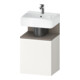 Duravit Meuble sous-lavabo Qatego 44x35x64,5 cm, 1 tiroir, mat blanc/bois mat-1