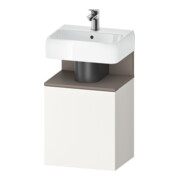 Duravit Meuble sous-lavabo Qatego 44x35x64,5 cm, 1 tiroir, mat blanc/bois mat