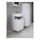 Duravit Meuble sous lavabo Qatego 44x35x64,5 cm, 1 tiroir, porte gauche, blanc mat
