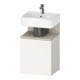 Duravit Meuble sous-lavabo Qatego 44x35x64,5 cm, 1 tiroir, T droite, T mat/blanc mat-1