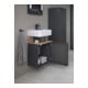 Duravit Meuble sous lavabo Qatego 44x35x64,5 cm, 1 tiroir, T gauche, Ei Marmo/Gra ma-2