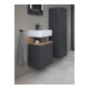 Duravit Meuble sous lavabo Qatego 44x35x64,5 cm, 1 tiroir, T gauche, Ei Marmo/Gra ma