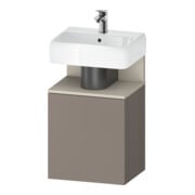 Duravit Meuble sous lavabo Qatego 44x35x64,5 cm, 1 tiroir, T l, T mat/Basalte ma-1