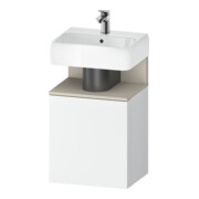 Duravit Meuble sous-lavabo Qatego 44x35x64,5 cm, 1 tiroir, Tau mat/blanc ma-1