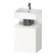 Duravit Meuble sous-lavabo Qatego 44x35x64,5 cm, 1 tiroir, tiroir droit, blanc brillant-1