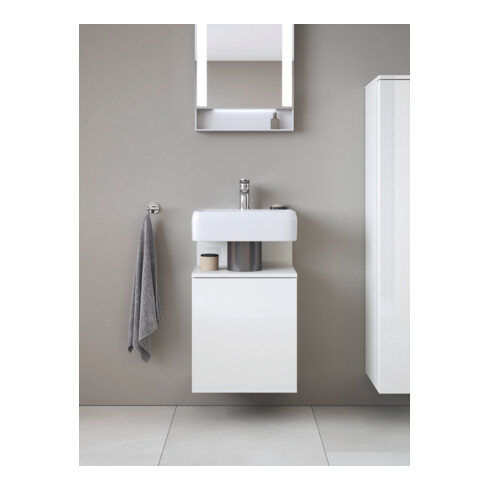 Duravit Meuble sous-lavabo Qatego 44x35x64,5 cm, 1 tiroir, tiroir droit, blanc brillant